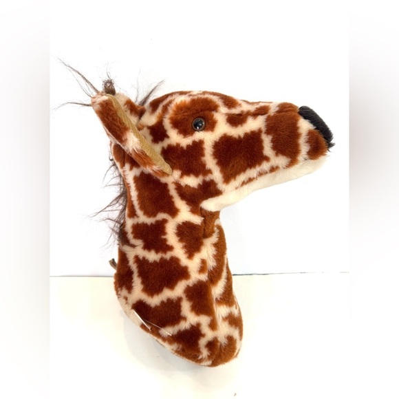 Dianne Shapiro Soft Sculpture Giraffe Head Wall Mounted Plush Humane Trophy 14" - Picture 1 of 7